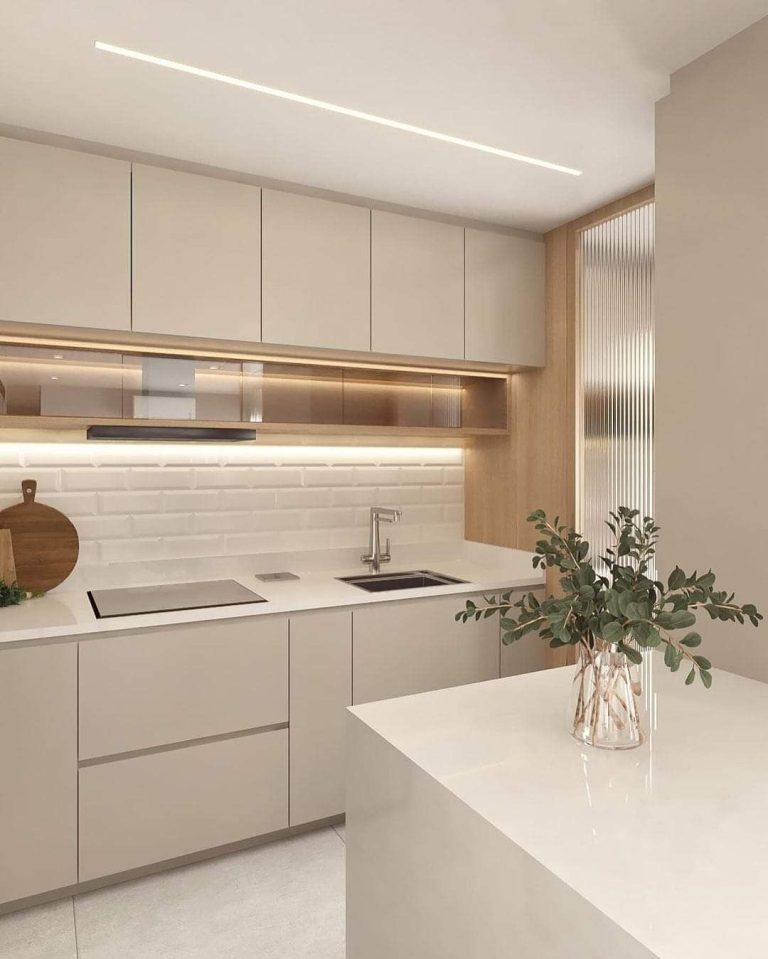 مطابخ كوارتز أبيض بالرياض