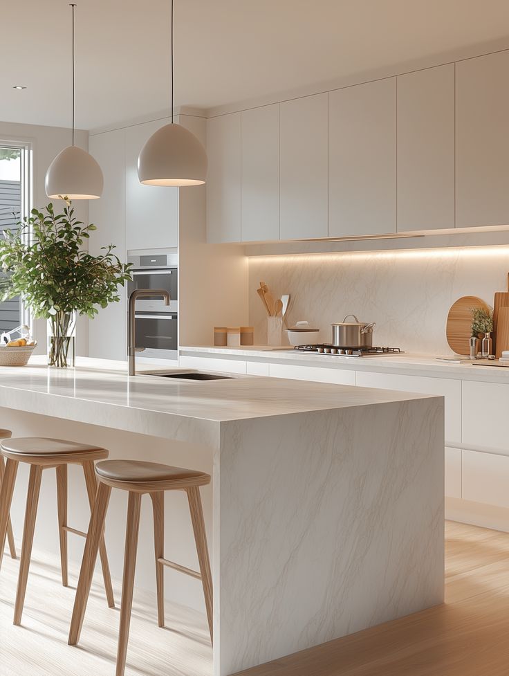 مطابخ كوارتز رمادي بالرياض